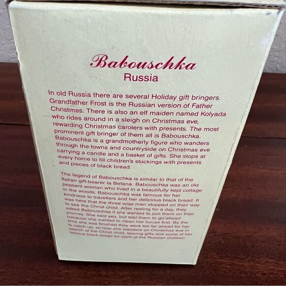 The International Santa Claus Collection Babouschka Russia w/ Box. Great Cond!! - Picture 5 of 7